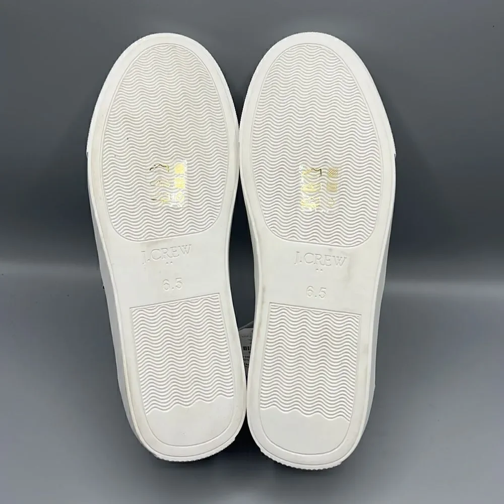 J. Crew Pink Stripe Road Trip Slip On Sneakers NWT